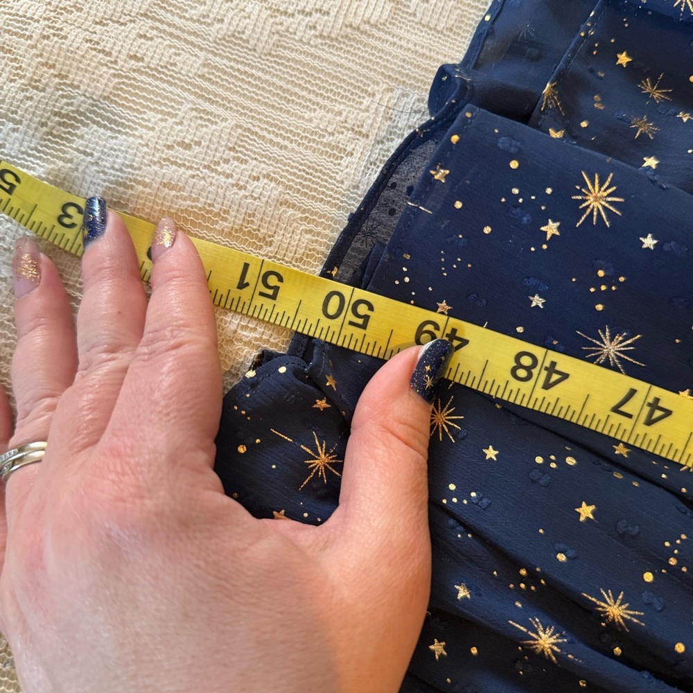 Chicwish glory of love star print tiered vneck maxi dress - Picture 8 of 12